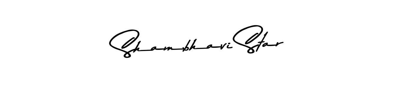 Design your own signature with our free online signature maker. With this signature software, you can create a handwritten (Asem Kandis PERSONAL USE) signature for name Shambhavi Star. Shambhavi Star signature style 9 images and pictures png