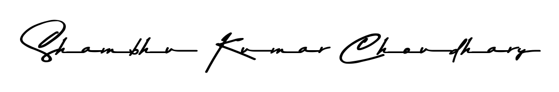 The Asem Kandis PERSONAL USE lettering style adds unique flourish to name Shambhu Kumar Choudhary. Stand out with a custom digital autograph made in seconds. Shambhu Kumar Choudhary signature style 9 images and pictures png
