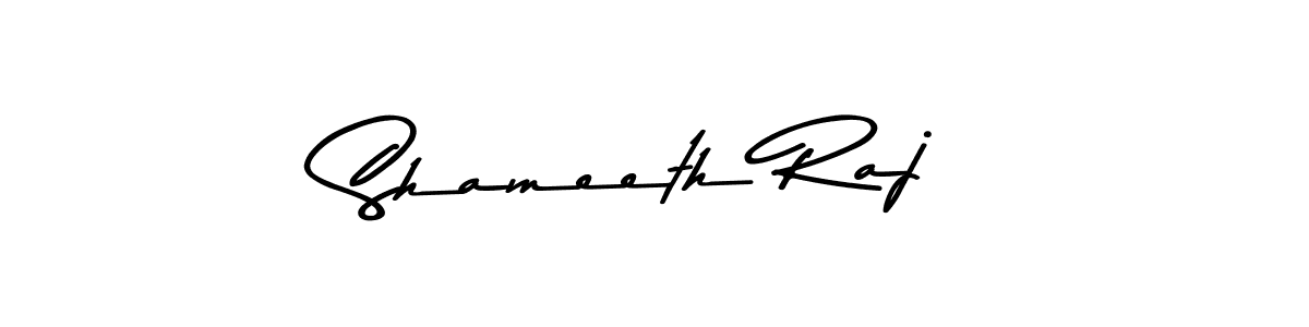 Make a beautiful signature design for name Shameeth Raj. With this signature (Asem Kandis PERSONAL USE) style, you can create a handwritten signature for free. Shameeth Raj signature style 9 images and pictures png