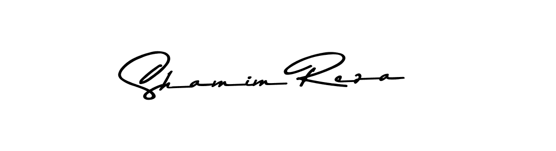 Make a beautiful signature design for name Shamim Reza. Use this online signature maker to create a handwritten signature for free. Shamim Reza signature style 9 images and pictures png