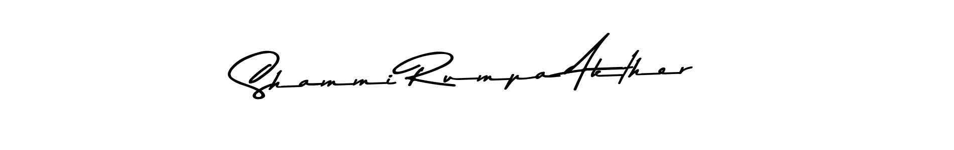 Use a signature maker to create a handwritten signature online. With this signature software, you can design (Asem Kandis PERSONAL USE) your own signature for name Shammi Rumpa Akther. Shammi Rumpa Akther signature style 9 images and pictures png