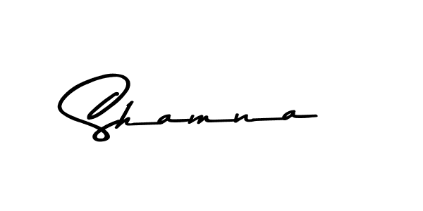 How to make Shamna signature? Asem Kandis PERSONAL USE is a professional autograph style. Create handwritten signature for Shamna name. Shamna signature style 9 images and pictures png