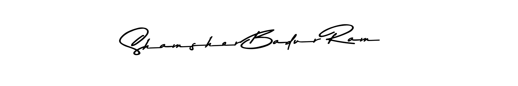 You can use this online signature creator to create a handwritten signature for the name Shamsher Badur Ram. This is the best online autograph maker. Shamsher Badur Ram signature style 9 images and pictures png