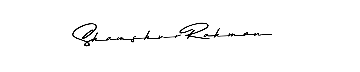 Shamshur Rahman stylish signature style. Best Handwritten Sign (Asem Kandis PERSONAL USE) for my name. Handwritten Signature Collection Ideas for my name Shamshur Rahman. Shamshur Rahman signature style 9 images and pictures png