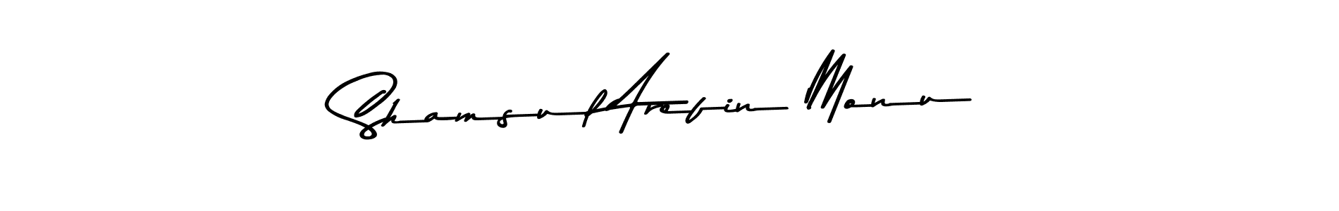 Shamsul Arefin Monu stylish signature style. Best Handwritten Sign (Asem Kandis PERSONAL USE) for my name. Handwritten Signature Collection Ideas for my name Shamsul Arefin Monu. Shamsul Arefin Monu signature style 9 images and pictures png