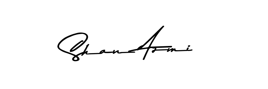 Use a signature maker to create a handwritten signature online. With this signature software, you can design (Asem Kandis PERSONAL USE) your own signature for name Shan Azmi. Shan Azmi signature style 9 images and pictures png