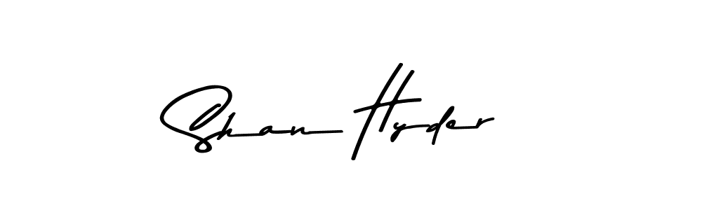 Design your own signature with our free online signature maker. With this signature software, you can create a handwritten (Asem Kandis PERSONAL USE) signature for name Shan Hyder. Shan Hyder signature style 9 images and pictures png