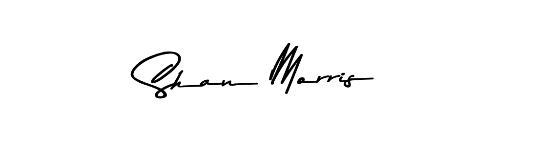 Make a beautiful signature design for name Shan Morris. With this signature (Asem Kandis PERSONAL USE) style, you can create a handwritten signature for free. Shan Morris signature style 9 images and pictures png