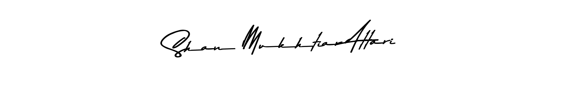 Make a beautiful signature design for name Shan Mukhtiar Attari. With this signature (Asem Kandis PERSONAL USE) style, you can create a handwritten signature for free. Shan Mukhtiar Attari signature style 9 images and pictures png