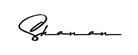 Personalize your online presence with Shanan signature rendered in elegant Asem Kandis PERSONAL USE font. Great for website footers and blogs. Shanan signature style 9 images and pictures png