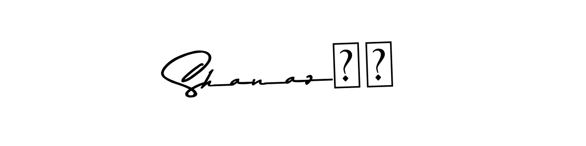 This is the best signature style for the Shanaz❣️ name. Also you like these signature font (Asem Kandis PERSONAL USE). Mix name signature. Shanaz❣️ signature style 9 images and pictures png