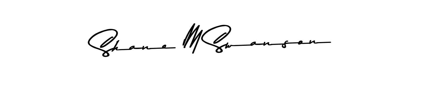 Make a beautiful signature design for name Shane M Swanson. With this signature (Asem Kandis PERSONAL USE) style, you can create a handwritten signature for free. Shane M Swanson signature style 9 images and pictures png