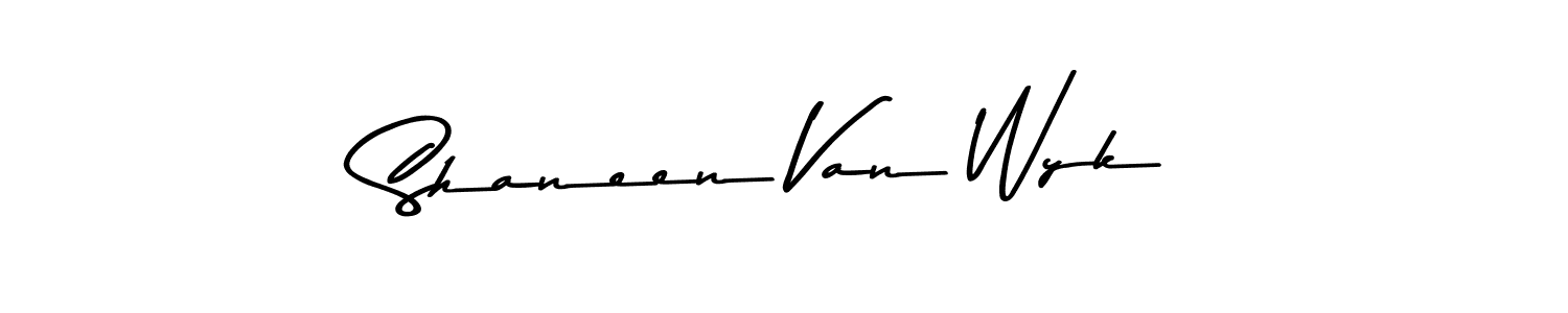 How to make Shaneen Van Wyk name signature. Use Asem Kandis PERSONAL USE style for creating short signs online. This is the latest handwritten sign. Shaneen Van Wyk signature style 9 images and pictures png