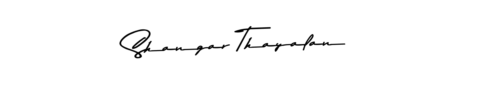 Create a beautiful signature design for name Shangar Thayalan. With this signature (Asem Kandis PERSONAL USE) fonts, you can make a handwritten signature for free. Shangar Thayalan signature style 9 images and pictures png