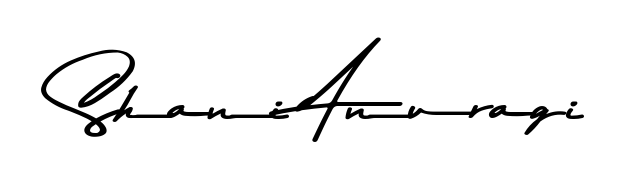 Designed for modern professionals: Shani Anuragi name signature crafted with Asem Kandis PERSONAL USE script. Ready for digital PDF workflows. Shani Anuragi signature style 9 images and pictures png