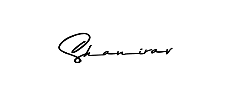 How to make Shanirav name signature. Use Asem Kandis PERSONAL USE style for creating short signs online. This is the latest handwritten sign. Shanirav signature style 9 images and pictures png