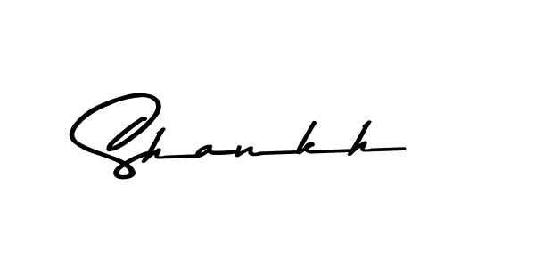 Create a beautiful signature design for name Shankh. With this signature (Asem Kandis PERSONAL USE) fonts, you can make a handwritten signature for free. Shankh signature style 9 images and pictures png