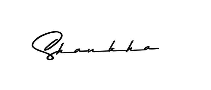 How to make Shankha name signature. Use Asem Kandis PERSONAL USE style for creating short signs online. This is the latest handwritten sign. Shankha signature style 9 images and pictures png