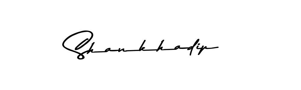 Make a beautiful signature design for name Shankhadip. With this signature (Asem Kandis PERSONAL USE) style, you can create a handwritten signature for free. Shankhadip signature style 9 images and pictures png