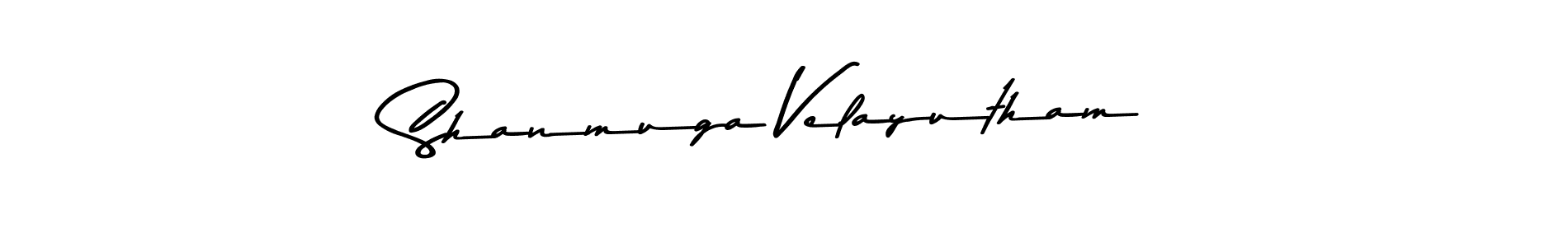 Shanmuga Velayutham stylish signature style. Best Handwritten Sign (Asem Kandis PERSONAL USE) for my name. Handwritten Signature Collection Ideas for my name Shanmuga Velayutham. Shanmuga Velayutham signature style 9 images and pictures png