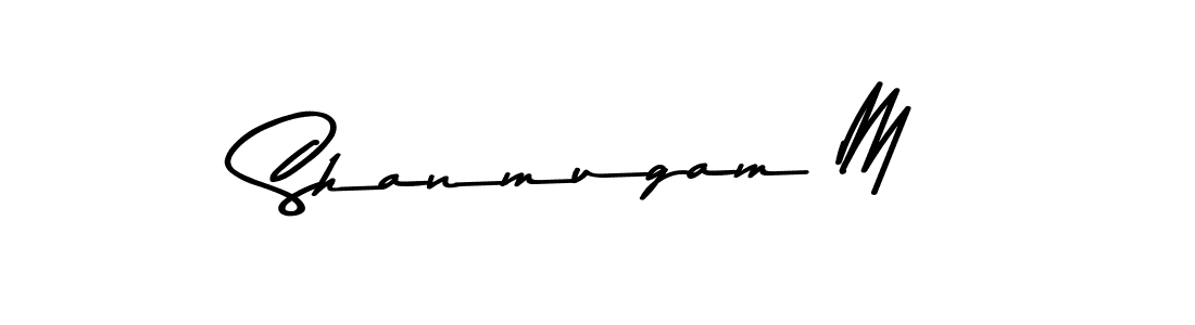 How to Draw Shanmugam M signature style? Asem Kandis PERSONAL USE is a latest design signature styles for name Shanmugam M. Shanmugam M signature style 9 images and pictures png