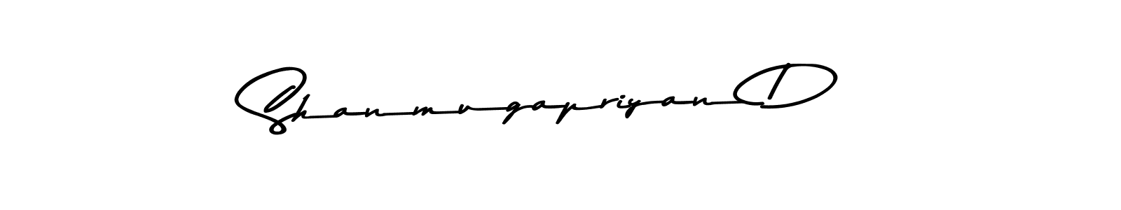 The best way (Asem Kandis PERSONAL USE) to make a short signature is to pick only two or three words in your name. The name Shanmugapriyan D include a total of six letters. For converting this name. Shanmugapriyan D signature style 9 images and pictures png