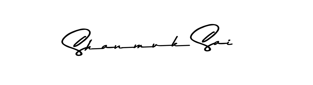 Create a beautiful signature design for name Shanmuk Sai. With this signature (Asem Kandis PERSONAL USE) fonts, you can make a handwritten signature for free. Shanmuk Sai signature style 9 images and pictures png