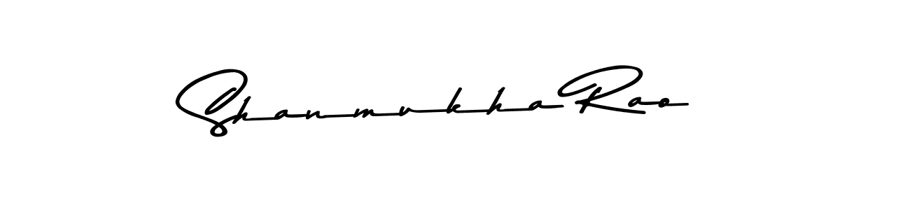 How to make Shanmukha Rao signature? Asem Kandis PERSONAL USE is a professional autograph style. Create handwritten signature for Shanmukha Rao name. Shanmukha Rao signature style 9 images and pictures png