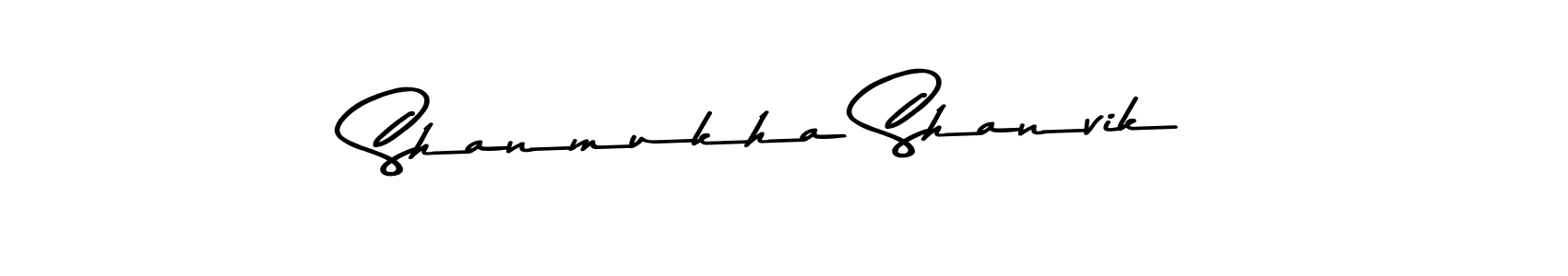 Create a beautiful signature design for name Shanmukha Shanvik. With this signature (Asem Kandis PERSONAL USE) fonts, you can make a handwritten signature for free. Shanmukha Shanvik signature style 9 images and pictures png
