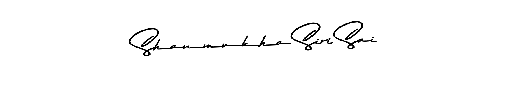 You should practise on your own different ways (Asem Kandis PERSONAL USE) to write your name (Shanmukha Siri Sai) in signature. don't let someone else do it for you. Shanmukha Siri Sai signature style 9 images and pictures png