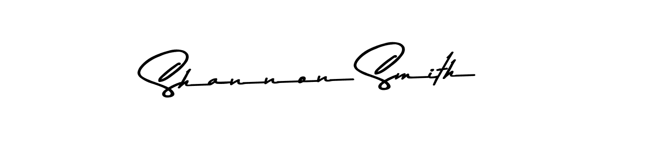 Design your own signature with our free online signature maker. With this signature software, you can create a handwritten (Asem Kandis PERSONAL USE) signature for name Shannon Smith. Shannon Smith signature style 9 images and pictures png