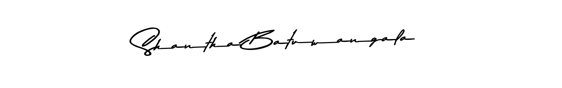 Use a signature maker to create a handwritten signature online. With this signature software, you can design (Asem Kandis PERSONAL USE) your own signature for name Shantha Batuwangala. Shantha Batuwangala signature style 9 images and pictures png