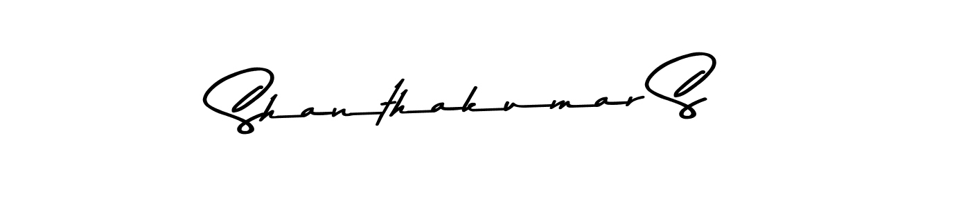 Design your own signature with our free online signature maker. With this signature software, you can create a handwritten (Asem Kandis PERSONAL USE) signature for name Shanthakumar S. Shanthakumar S signature style 9 images and pictures png