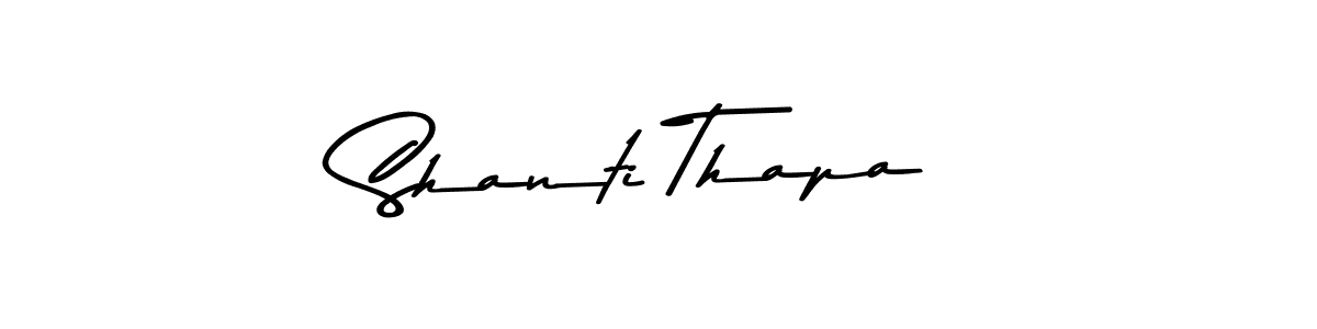 Shanti Thapa stylish signature style. Best Handwritten Sign (Asem Kandis PERSONAL USE) for my name. Handwritten Signature Collection Ideas for my name Shanti Thapa. Shanti Thapa signature style 9 images and pictures png