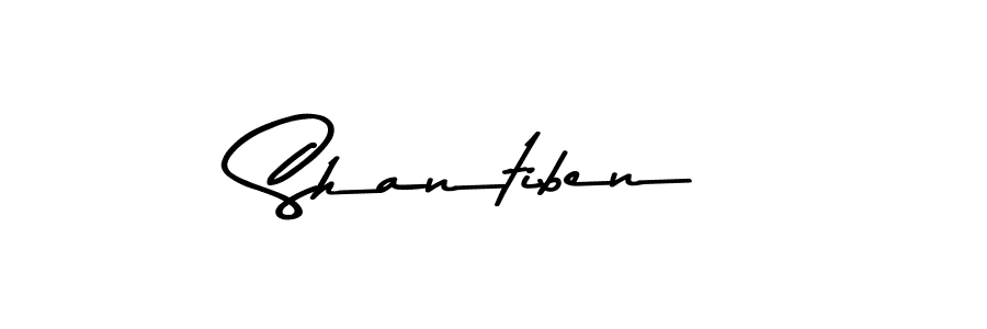 How to make Shantiben signature? Asem Kandis PERSONAL USE is a professional autograph style. Create handwritten signature for Shantiben name. Shantiben signature style 9 images and pictures png