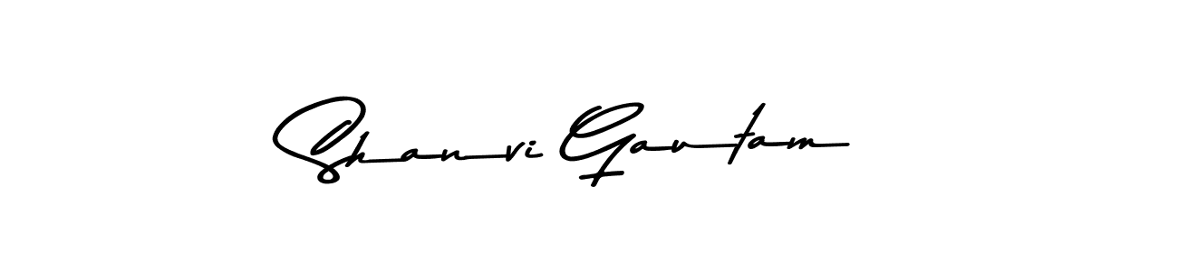 if you are searching for the best signature style for your name Shanvi Gautam. so please give up your signature search. here we have designed multiple signature styles  using Asem Kandis PERSONAL USE. Shanvi Gautam signature style 9 images and pictures png