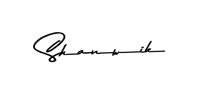 Shanwik stylish signature style. Best Handwritten Sign (Asem Kandis PERSONAL USE) for my name. Handwritten Signature Collection Ideas for my name Shanwik. Shanwik signature style 9 images and pictures png