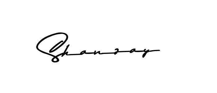 How to make Shanzay signature? Asem Kandis PERSONAL USE is a professional autograph style. Create handwritten signature for Shanzay name. Shanzay signature style 9 images and pictures png