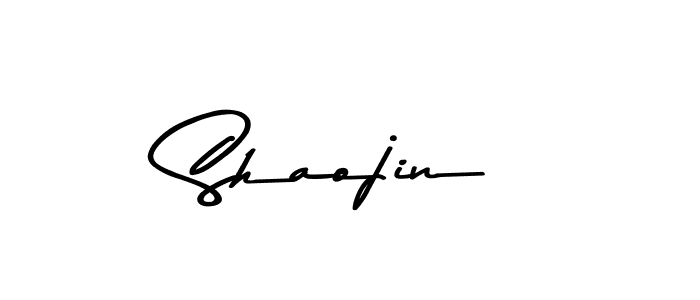 How to make Shaojin name signature. Use Asem Kandis PERSONAL USE style for creating short signs online. This is the latest handwritten sign. Shaojin signature style 9 images and pictures png