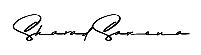 Master the art of signing with Sharad Saxena written in fluent Asem Kandis PERSONAL USE script. A great template to practice and refine your handwriting. Sharad Saxena signature style 9 images and pictures png