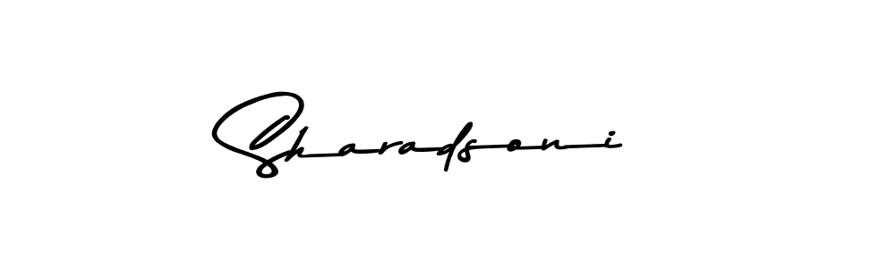 Make a beautiful signature design for name Sharadsoni. Use this online signature maker to create a handwritten signature for free. Sharadsoni signature style 9 images and pictures png