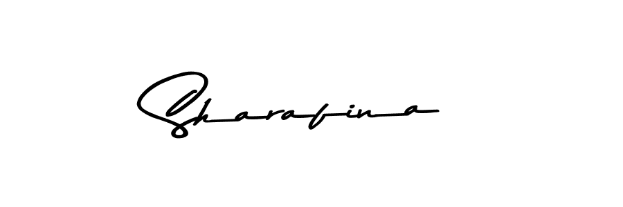 Create a beautiful signature design for name Sharafina. With this signature (Asem Kandis PERSONAL USE) fonts, you can make a handwritten signature for free. Sharafina signature style 9 images and pictures png