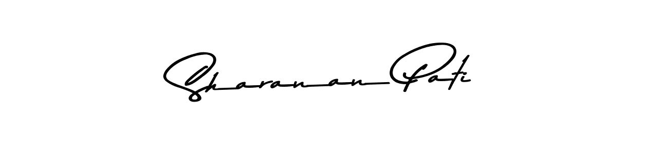 Also You can easily find your signature by using the search form. We will create Sharanan Pati name handwritten signature images for you free of cost using Asem Kandis PERSONAL USE sign style. Sharanan Pati signature style 9 images and pictures png