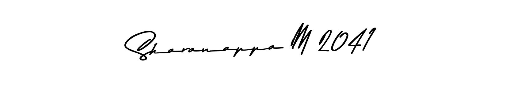 Also we have Sharanappa M 2041 name is the best signature style. Create professional handwritten signature collection using Asem Kandis PERSONAL USE autograph style. Sharanappa M 2041 signature style 9 images and pictures png