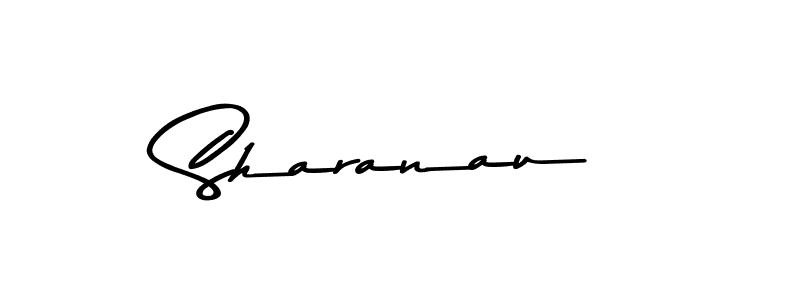 Sharanau stylish signature style. Best Handwritten Sign (Asem Kandis PERSONAL USE) for my name. Handwritten Signature Collection Ideas for my name Sharanau. Sharanau signature style 9 images and pictures png