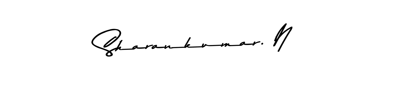 Design your own signature with our free online signature maker. With this signature software, you can create a handwritten (Asem Kandis PERSONAL USE) signature for name Sharankumar. N. Sharankumar. N signature style 9 images and pictures png