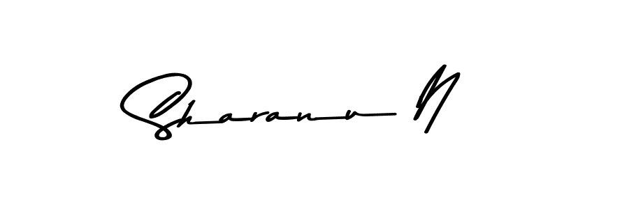 How to Draw Sharanu N signature style? Asem Kandis PERSONAL USE is a latest design signature styles for name Sharanu N. Sharanu N signature style 9 images and pictures png