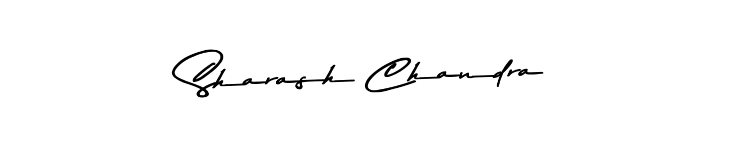Use a signature maker to create a handwritten signature online. With this signature software, you can design (Asem Kandis PERSONAL USE) your own signature for name Sharash Chandra. Sharash Chandra signature style 9 images and pictures png