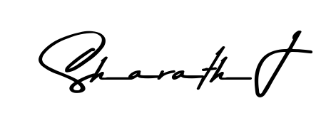A dynamic signature style for Sharath J using Asem Kandis PERSONAL USE script. Designed to look authentic, handwritten, and professional. Sharath J signature style 9 images and pictures png