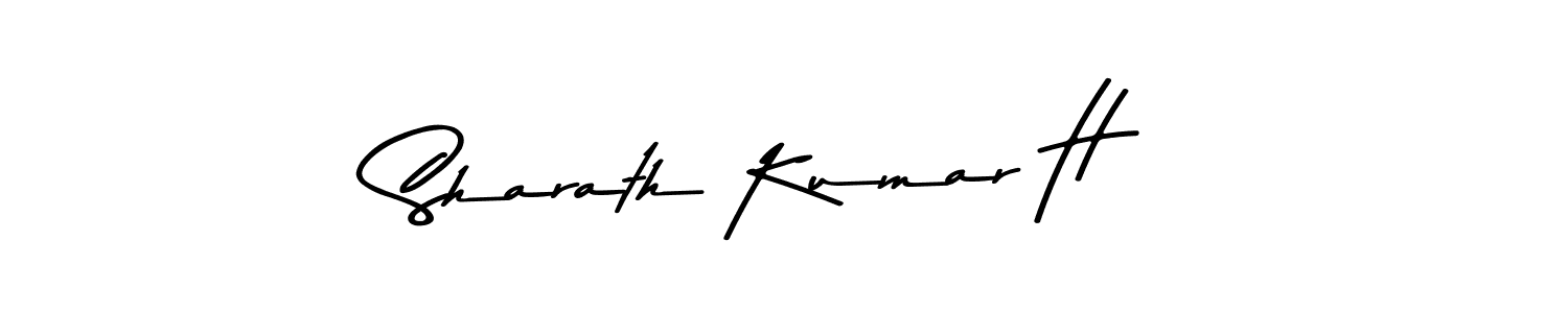 Also You can easily find your signature by using the search form. We will create Sharath Kumar H name handwritten signature images for you free of cost using Asem Kandis PERSONAL USE sign style. Sharath Kumar H signature style 9 images and pictures png